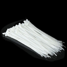 Kablo Bağı Cırt Kelepçe Beyaz 4.8x500 Mm 100adet