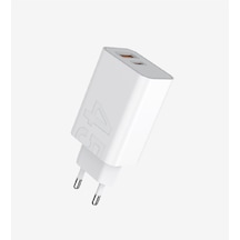 T462e Strong Eco 45w Pd Dual Port Hızlı Şarj Başlığı Beyaz