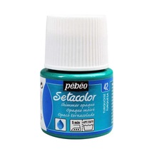 Setacolor Opak Kumaş Boya 45ml - 42 Turquoise Karışık, Çok Renkli