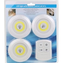 Kablosuz Kumandalı 3Lü Led Spot Aydınlatma