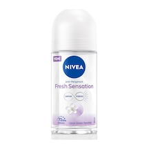 Nıvea Fresh Sensation Kadın Roll On Deodorant, 72 Saat Anti-perspirant Koruma, 50ml 3'li Avantaj Pa