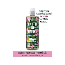 Faith in Nature %99 Doğal Onarıcı Şampuan Yabani Gül Normal & Kuruya Dönük Saçlar İçin 400 ML