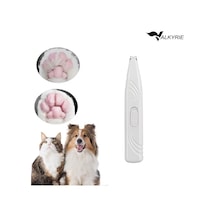 Valkyrie Kedi Köpek Pati Tüy Kesme Makinesi Sessiz Hassas Bölge Traş Cihazı Seramik & Çelik Bıçaklı