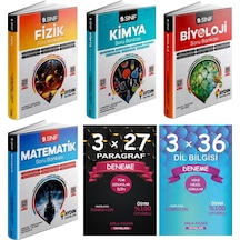Aydın 9. Sınıf Fizik Kimya Biyoloji Matematik Soru Anla Kazan Paragraf Dil Bilgisi Deneme 6lı Set