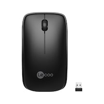 Ws208 Kablosuz 1200dpı 3 Tuşlu Sessiz Pc, Mac, Dizüstü Bilgisayar İçin, Usb Mini Alıcı İle Optik Mouse Siyah