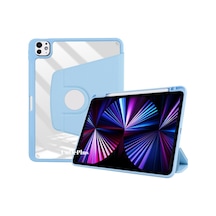 Apple Uyumlu iPad, Pro 11inç M4 2024 Kılıf Termik Kalem Bölmeli Dönebilen Standlı Kılıf A2836 A2837 A3006 Apple Uyumlu iPad, Pro 11inç M4 2024 Kılıf Termik Kalem Bölmeli Dönebilen Standlı Kılıf A2836 A2837 A3006