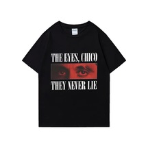 Flood Of Style Tony Montana Scarface Komik Erkek T-shirtü Kadın Yuvarlak Yaka Pamuk Baskı T Shirt Kısa Kollu Siyah
