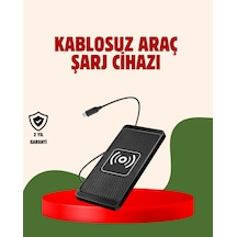 Kablosuz Manyetik Araç Şarj Pedi - Hızlı Güvenli Isınma Korumalı Tasarım Kablosuz Manyetik Araç Şarj Pedi - Hızlı Güvenli Isınma Korumalı Tasarım