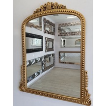 Ayna Denizi Lady Gold Model Altın Renk Dekoratif Ayna