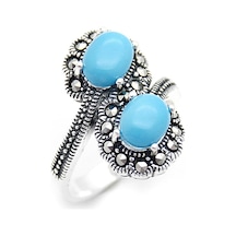 Taja Kadın Yüzük Gümüş 925 Ayar Yeni Model 36604