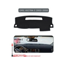 Opel Vectra C 2002-2008 Torpido Koruma Halısı Gri Kenar