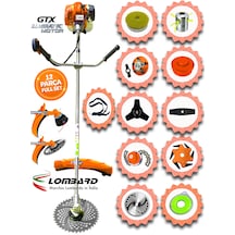 Cros Lombard İtaly Marzanox 540x Yan Tipi Benzinli Ot Çalı Çim Biçme Tırpanı+ 12 Pcs Komple Hoby Setli