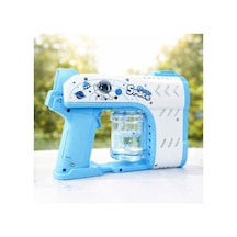 Bubble Blaster Işıklı Ve Müzikli Çift Başlıklı Köpük Tabancası Double Head Bubble Gun - Mavi
