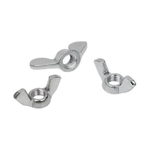 Kelebek Somun Metrik 12mm 100 Adet Kaplamalı Beyaz