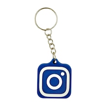 Nfc Anahtarlık - İnstagram Anahtarlık Mavi Küçük Boy 3 Cm