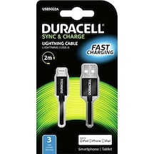 Lightning Usb Kablosu 1 M Apple İphone İçin Lightning 2 Meter Siyah Usb5022a