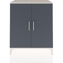 Hyperion Şifonyer 2 Raflı 2 Kapaklı 88x44x106 Aytaşı-antrasit Aytaşı