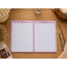 Pembepötikate Yatay A4 Note Pad Açık Pembe