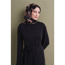 Armine Saf İpek Twill Eşarp 9620d 36 Zeytin Kahve
