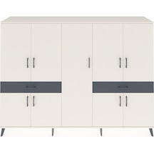 Hyperion Dolap 12 Raflı 2 Çekmeceli 8 Kapaklı 220x44x163 Aytaşı-a Aytaşı-aytaşı/antrasit Hyperion Dolap 12 Raflı 2 Çekmeceli 8 Kapaklı 220x44x163 Aytaşı-a Aytaşı-aytaşı/antrasit