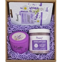 Lavanta Kokulu Mor Paket Hediyelik Set