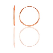 Gümüş Rose Halka Küpe N11.47936