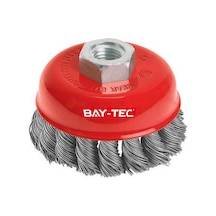 Bay-tec Burgulu Çanak Fırça 75mm