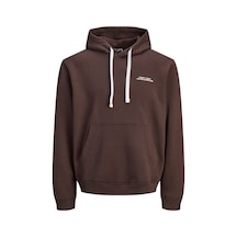 Jack & Jones Cover Graphic Erkek Kahverengi Sweatshirt 12282973-seb Kahverengi