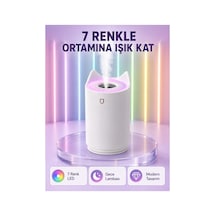 Astraltech Oda Nemlendirici Led Işıklı Ultrasonik Buhar Makinesi Aroma Difüzör