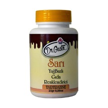 Dr Gusto Sarı Yağ Bazlı Toz Gıda Boyası 25 Gr