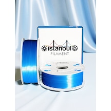 3d Baskı Pla Silk+ Mavi Parlak Filament 1 Kg Ø 1,75mm 0,05 Mm 1.75mm