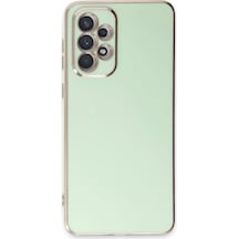 Samsung Samsung Uyumlu Galaxy A73 5g Kılıf Volet Silikon - Açık Yeşil Diğer