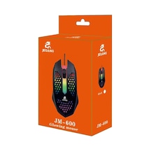 Kablolu Mouse, Rgb Led Işıklı, Gaming Oyun Uyumlu Mouse, 1600 Dpı, 4d Optik Sensör, Ergonomik Tasarım, Siyah Tak Kullan Delikli