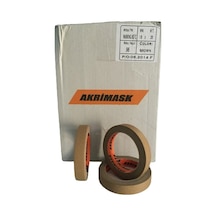 Akrimask Maskeleme Bandı 18mmx35mt Kahverengi 1 Koli - 96 Adet
