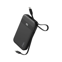 Ttec 2BB225S Recharger Pro LCD 10.000 mAh PD 30W Lightning Ve USB-C Dahili Kablolu Taşınabilir Powerbank