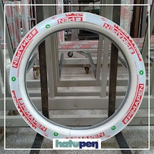 70cm Sabit Yuvarlak Pimapen Pencere Altınmeşe Camsız (T.C. Çıta)