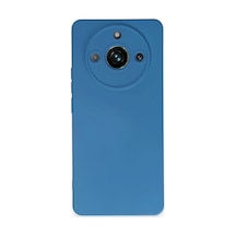 Realme 11 Pro Uyumlu Kılıf Nano İçi Kadife Silikon - Mavi