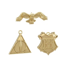 Lexroo Minyatür Noel Süsleri 2023, Harry Potter Büyücü Dünyası Metal, Mini 3'lü Set Standart