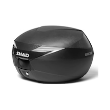 Shad Arka Çanta Sh-39 Karbon Desenli Siyah