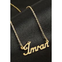 İmran - 647 - İsimli - Csmo-tex - Kolye -sarı altın