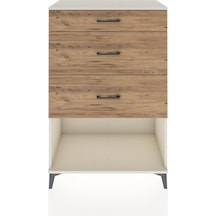 Hyperion Dolap 3 Çekmeceli 88x44x134 Aytaşı-çam Aytaşı