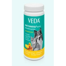 Veda F. Immun Support 100 Tablet Kedi Ve Köpek Bağışıklık Güçlendirici & Vücut Direnci Takviyesi Beta Glukan & Lysine