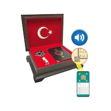 Ahşap Kutulu Kur'An-I Kerim (0353 - Çanta Boy. Ay-Yıldız)