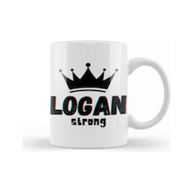 Logan Name Personalized Custom Vintage Retro Rainbow Design Gift Baby Gift For Him Kupa Bardak Porselen No12786 Karışık