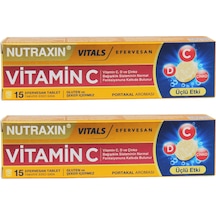 Nutraxin Efervesan Vitamin C-D-Zınc 15 Efervesan Tablet 2 Adet