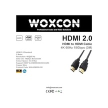 Hdmı Kablo 4k 60hz 18g Hdcp2.2 Arc Dolby Desteği Hdmı 2.0 Versiyon 3 Metre