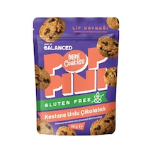 Kind Of Balanced Glutensiz Kestane Unlu Çikolatalı Mini Kurabiye 50 G - 8 Adet Tarı