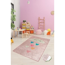 Baby Cloud 140X190 Pembe Çocuk Ve Bebek Halısı Pembe