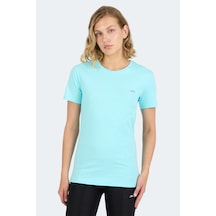 Slazenger Kornelı I Kadın Slim Fit Açık Yeşil Tişört Açık Yeşil