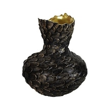 Tombul Tüy Vazo C 4056 Siyah